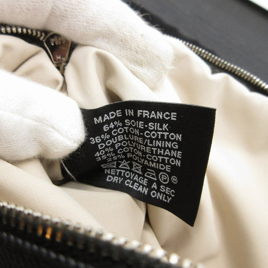 HERMES Pouch Silk, Cotton Asie Punching logo Bolide Vis Verza PM Women Used Authentic