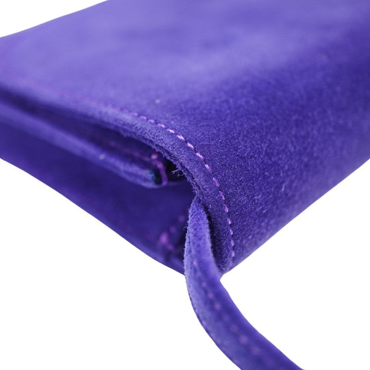 HERMES Shoulder Bag Doblis purple vintage Shoulder Clutch Bag Women Used Authentic