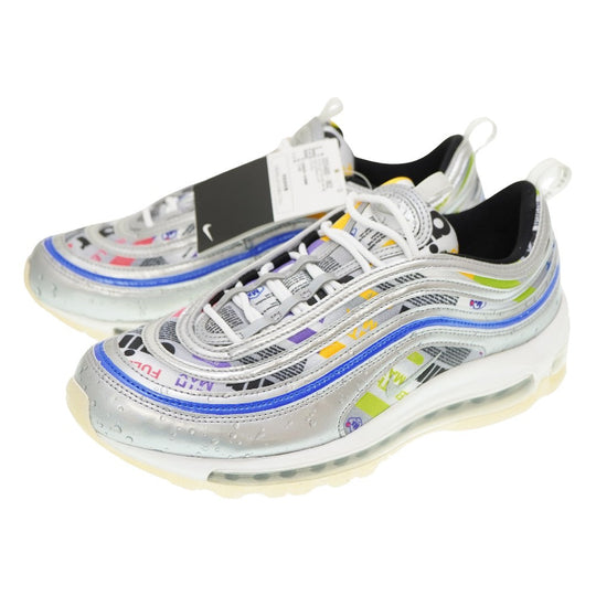 NIKE sneakers DD5480-902 Synthetic leather multicolor Air Max 97 SE Swoosh Mart mens 42.5 Used Authentic