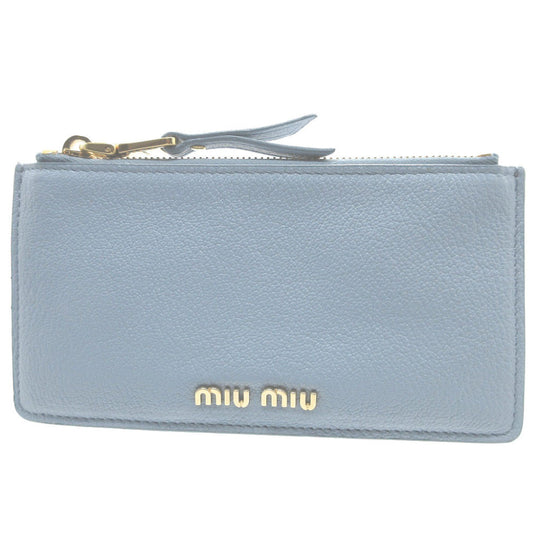 MIUMIU Card Case 5MB006 leather Astrare Women Used Authentic