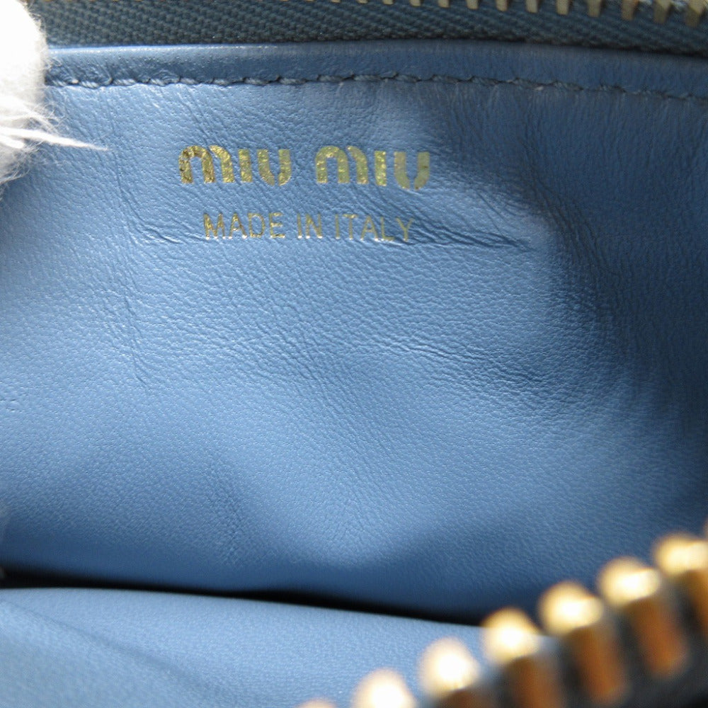 MIUMIU Card Case 5MB006 leather Astrare Women Used Authentic