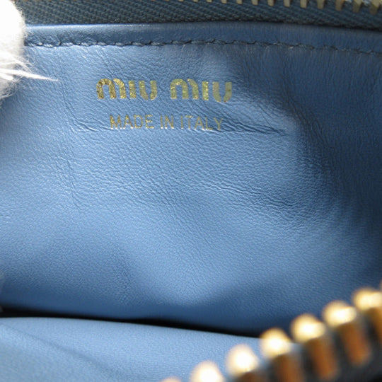 MIUMIU Card Case 5MB006 leather Astrare Women Used Authentic