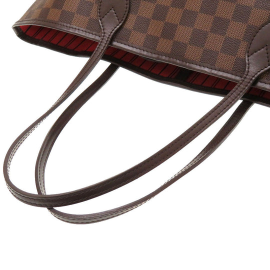 LOUIS VUITTON Tote Bag N41358 Damier canvas Slys Damier New Neverfull MM Women Used Authentic
