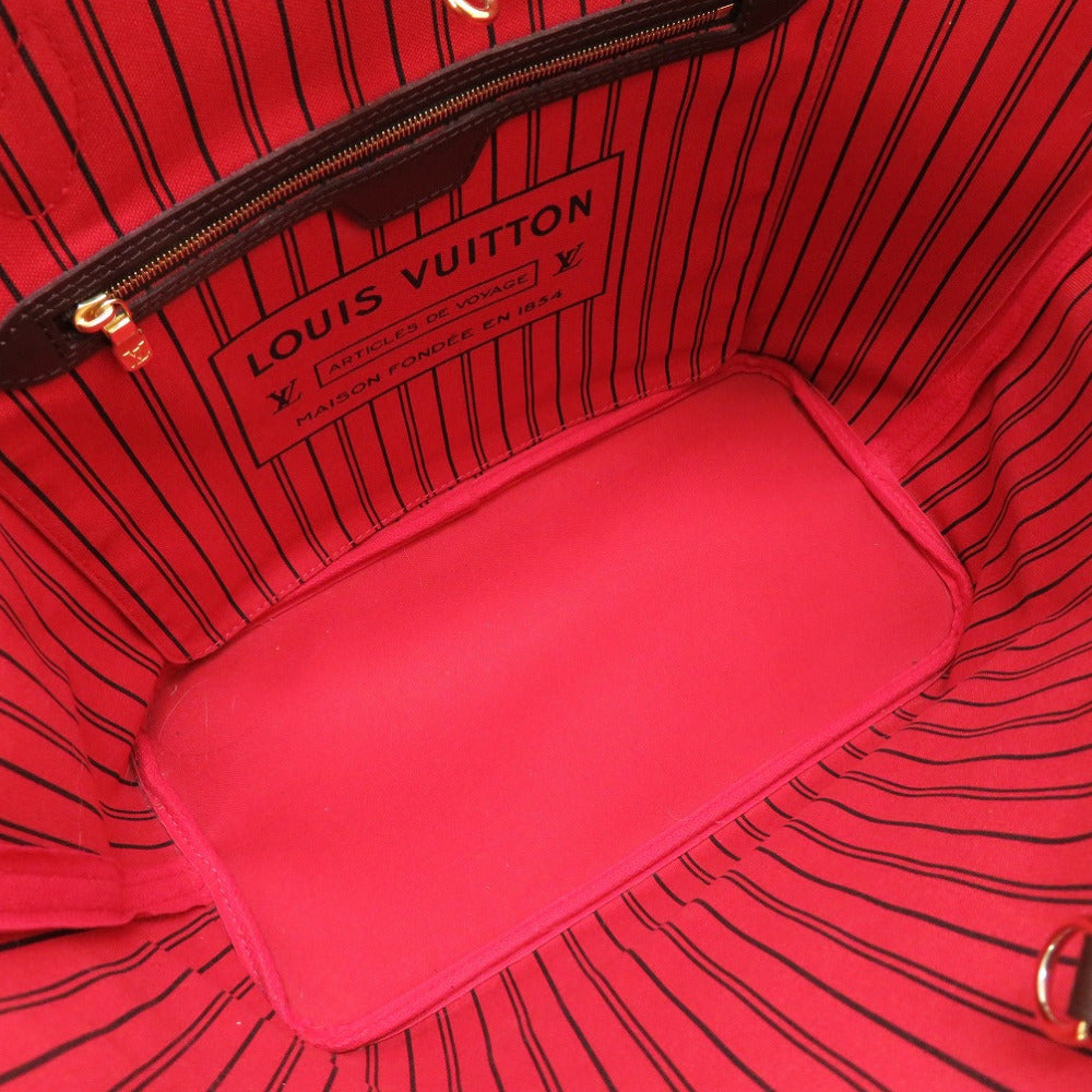 LOUIS VUITTON Tote Bag N41358 Damier canvas Slys Damier New Neverfull MM Women Used Authentic