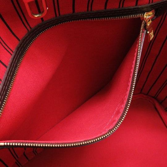 LOUIS VUITTON Tote Bag N41358 Damier canvas Slys Damier New Neverfull MM Women Used Authentic