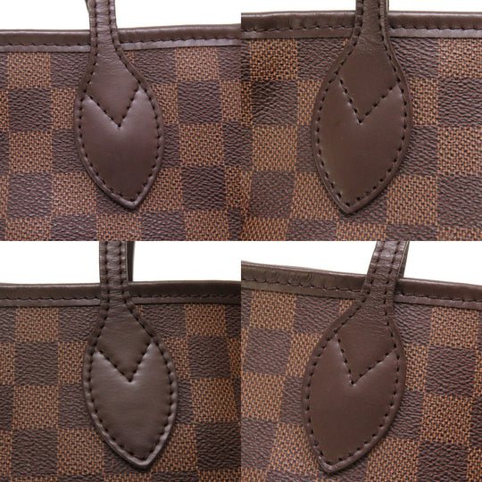 LOUIS VUITTON Tote Bag N41358 Damier canvas Slys Damier New Neverfull MM Women Used Authentic