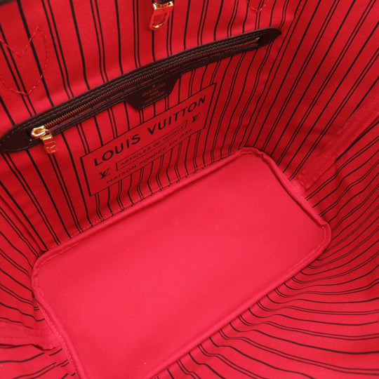 LOUIS VUITTON Tote Bag N41358 Damier canvas Slys Damier New Neverfull MM Women Used Authentic