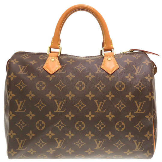 LOUIS VUITTON Handbag M41108 Monogram canvas Brown Monogram New Speedy 30 Women Used Authentic