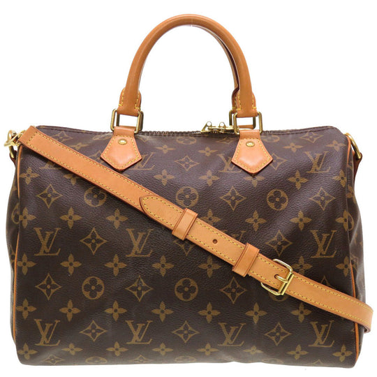 LOUIS VUITTON Handbag M41112 Monogram canvas Brown Monogram speedy bandouliere30 Women Used Authentic