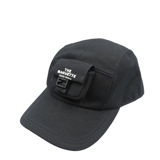 FENDI Other hats FXQ0929 AO2O F0QA1 cotton black Fendi x Marc Jacobs mens 59cm Used Authentic