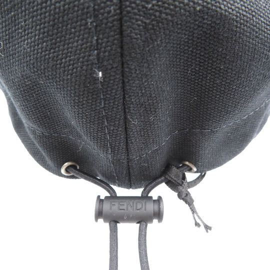 FENDI Other hats FXQ0929 AO2O F0QA1 cotton black Fendi x Marc Jacobs mens 59cm Used Authentic