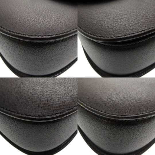 GUCCI Handbag 000 2113 0633 Bamboo, Leather black Women Used Authentic