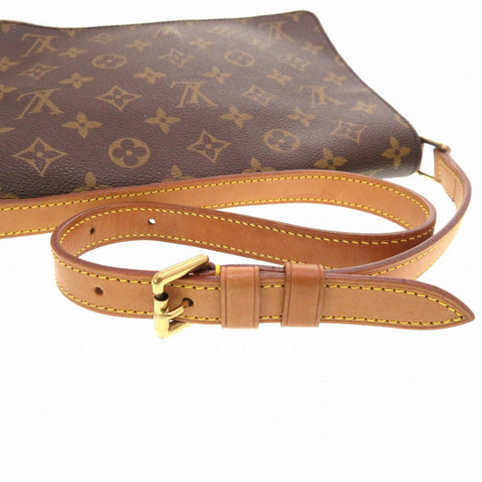 LOUIS VUITTON Shoulder Bag M51257 Monogram canvas Brown Monogram Musette Tango Short Strap Women Used Authentic
