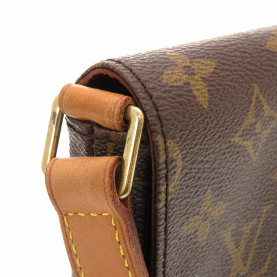 LOUIS VUITTON Shoulder Bag M51257 Monogram canvas Brown Monogram Musette Tango Short Strap Women Used Authentic