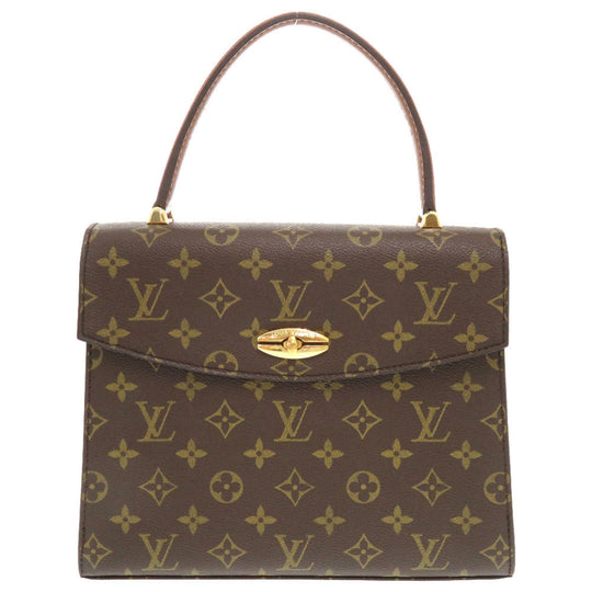 LOUIS VUITTON Handbag M51379 Monogram canvas Brown Monogram Malesherbes Women Used Authentic