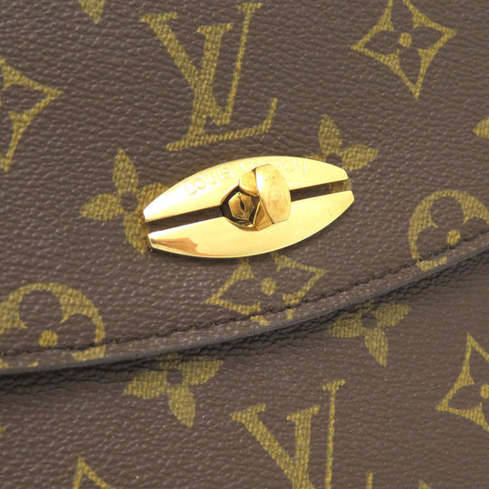 LOUIS VUITTON Handbag M51379 Monogram canvas Brown Monogram Malesherbes Women Used Authentic