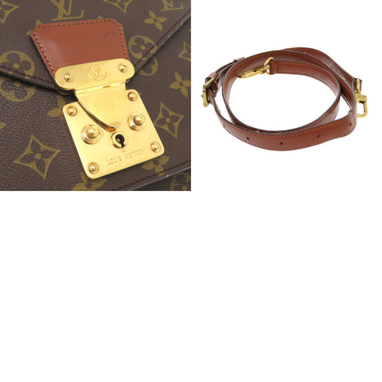 LOUIS VUITTON Handbag M51185 Monogram canvas Brown Monogram Monceau mens(Unisex) Used Authentic