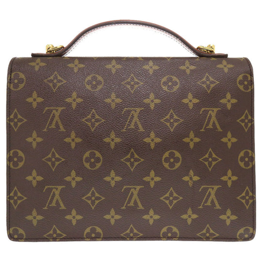 LOUIS VUITTON Handbag M51185 Monogram canvas Brown Monogram Monceau mens(Unisex) Used Authentic