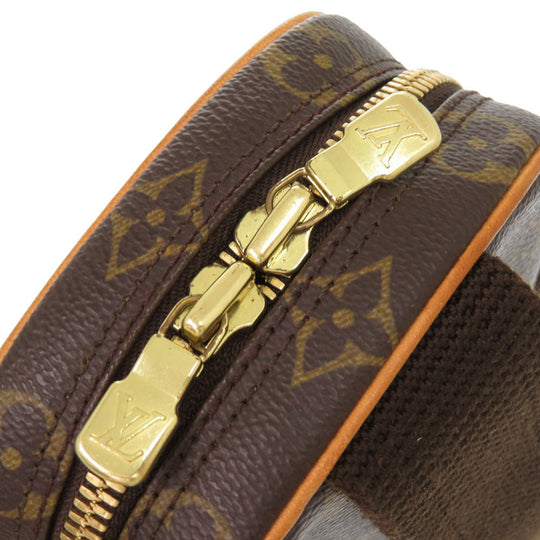 LOUIS VUITTON Sling bag M51870 Monogram canvas Brown Monogram Pochette Gange mens Used Authentic