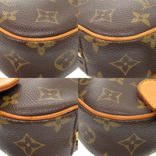 LOUIS VUITTON Sling bag M51870 Monogram canvas Brown Monogram Pochette Gange mens Used Authentic