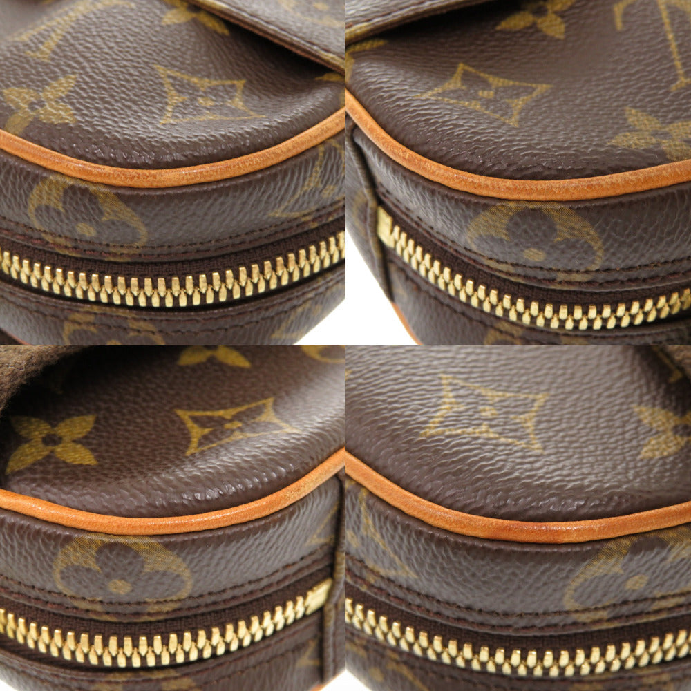 LOUIS VUITTON Sling bag M51870 Monogram canvas Brown Monogram Pochette Gange mens Used Authentic