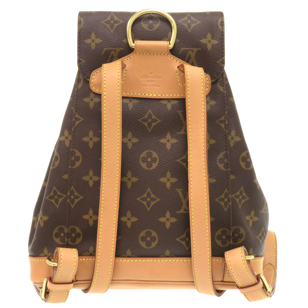 LOUIS VUITTON Backpack M51136 Monogram canvas Brown Monogram MontsourisMM Women Used Authentic