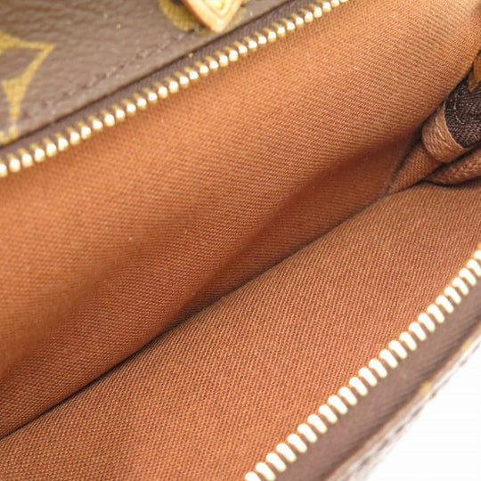 LOUIS VUITTON Backpack M51136 Monogram canvas Brown Monogram MontsourisMM Women Used Authentic