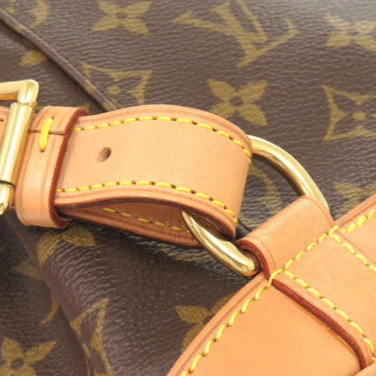 LOUIS VUITTON Backpack M51136 Monogram canvas Brown Monogram MontsourisMM Women Used Authentic
