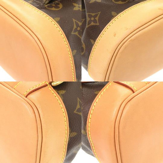 LOUIS VUITTON Backpack M51136 Monogram canvas Brown Monogram MontsourisMM Women Used Authentic