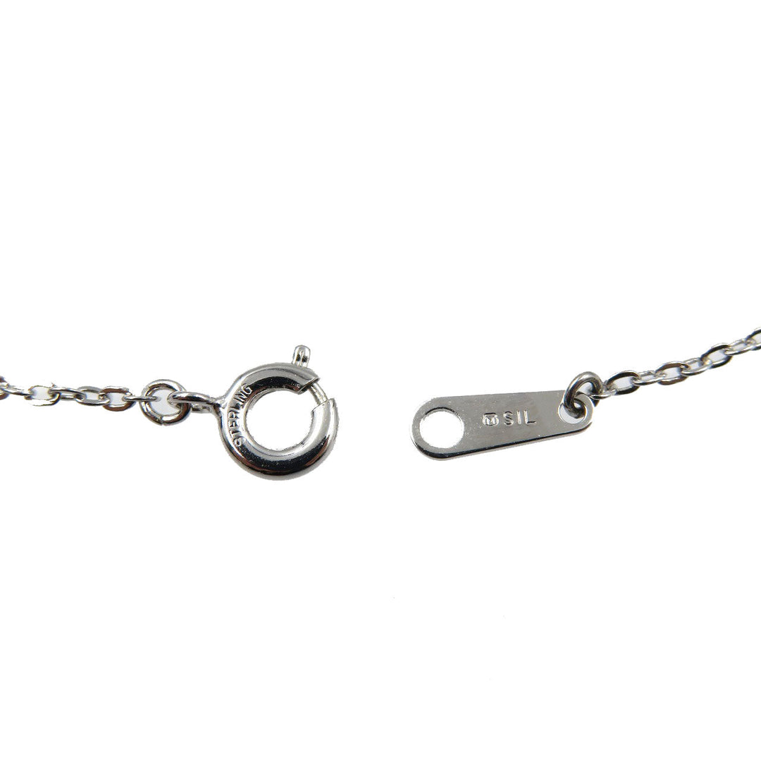 MIKIMOTO Necklace Silver, pearl Silver Women Used Authentic