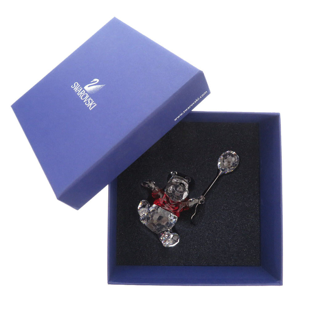 SWAROVSKI object crystal clear Winnie the Pooh Figure Women(Unisex) Used Authentic