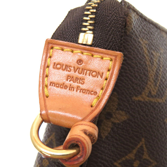 LOUIS VUITTON Pouch M51980 Monogram canvas Brown Monogram Pochette Accessories Women Used Authentic