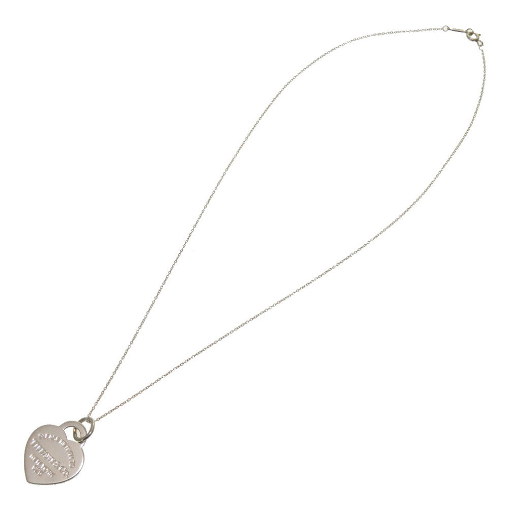 TIFFANY&Co. Necklace Silver925 Silver Return to TIFFANY & Co. heart tag medium Women Used Authentic