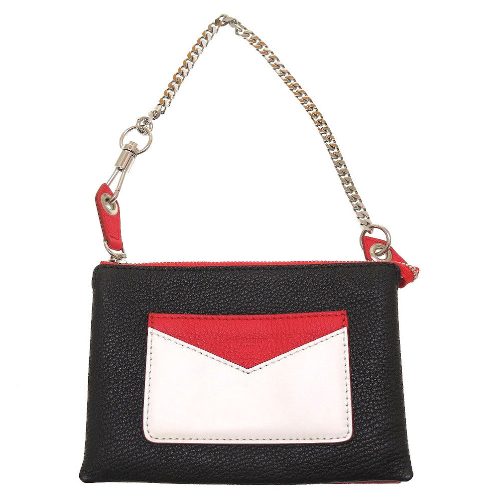 GIVENCHY Pouch BC06863507 leather black Chain Shoulder bag Women(Unisex) Used Authentic