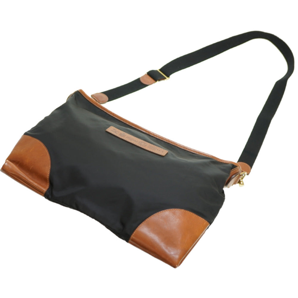 Felisi Shoulder Bag 12ŒŽ9“ú Nylon, Leather black Shoulder Bag mens Used Authentic