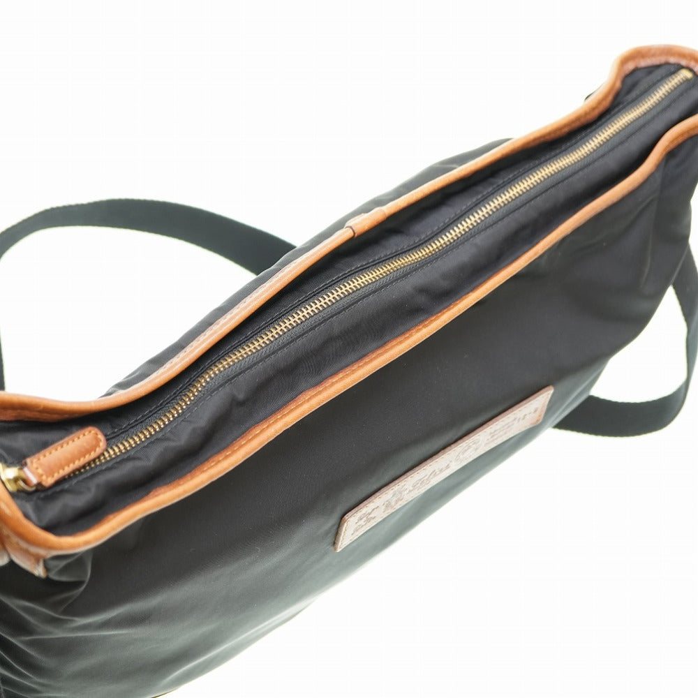 Felisi Shoulder Bag 12ŒŽ9“ú Nylon, Leather black Shoulder Bag mens Used Authentic