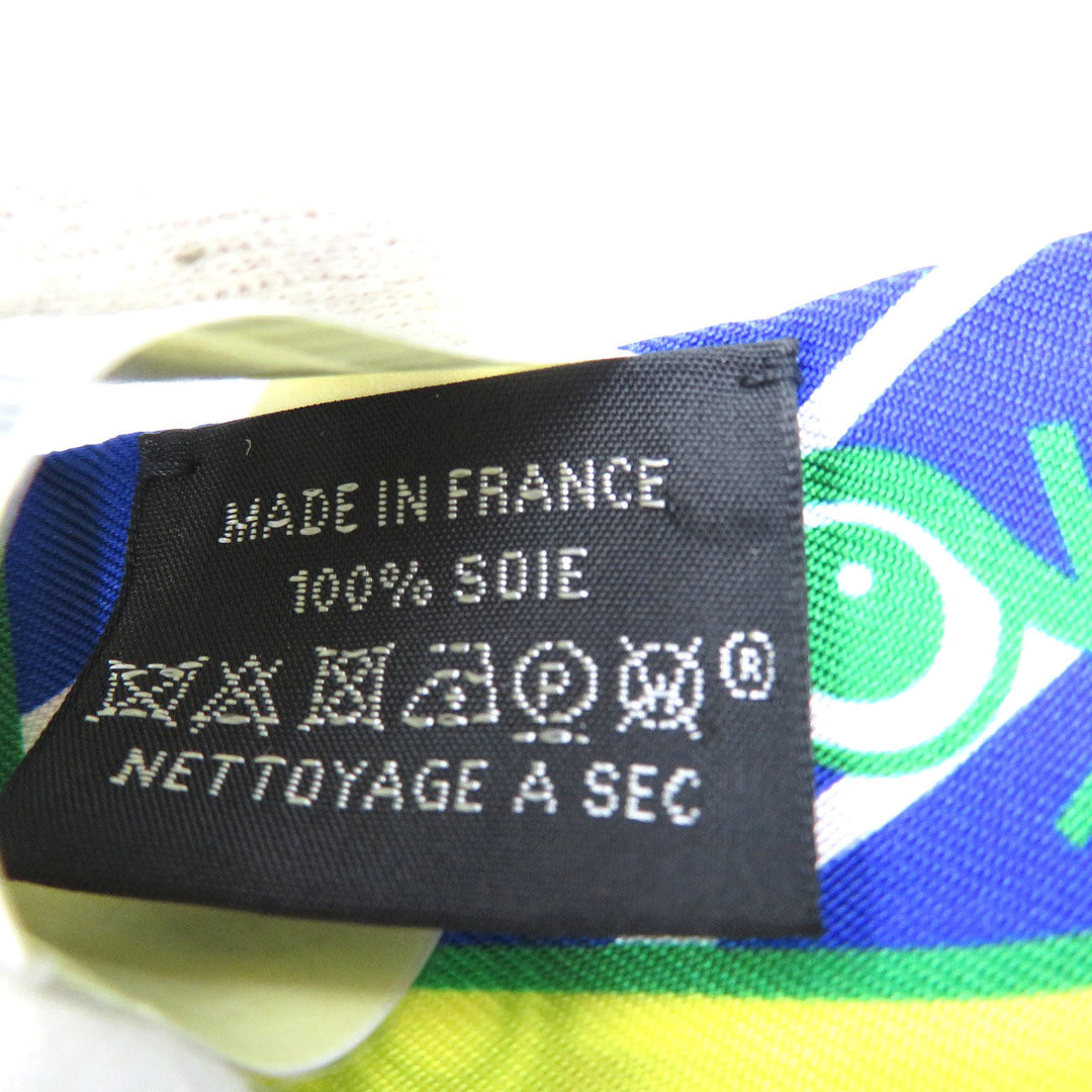 HERMES scarf silk Multi Twilly Women Used Authentic