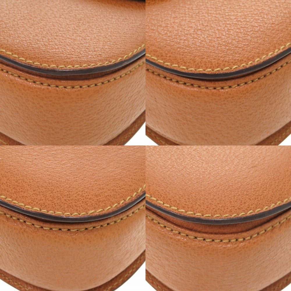GUCCI Handbag 000 2046 0188 Bamboo Brown 2WAY Women Used Authentic