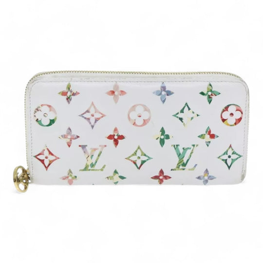 Louis Vuitton Monogram Garden Zippy Wallet White Multicolor Long Women's Wallet