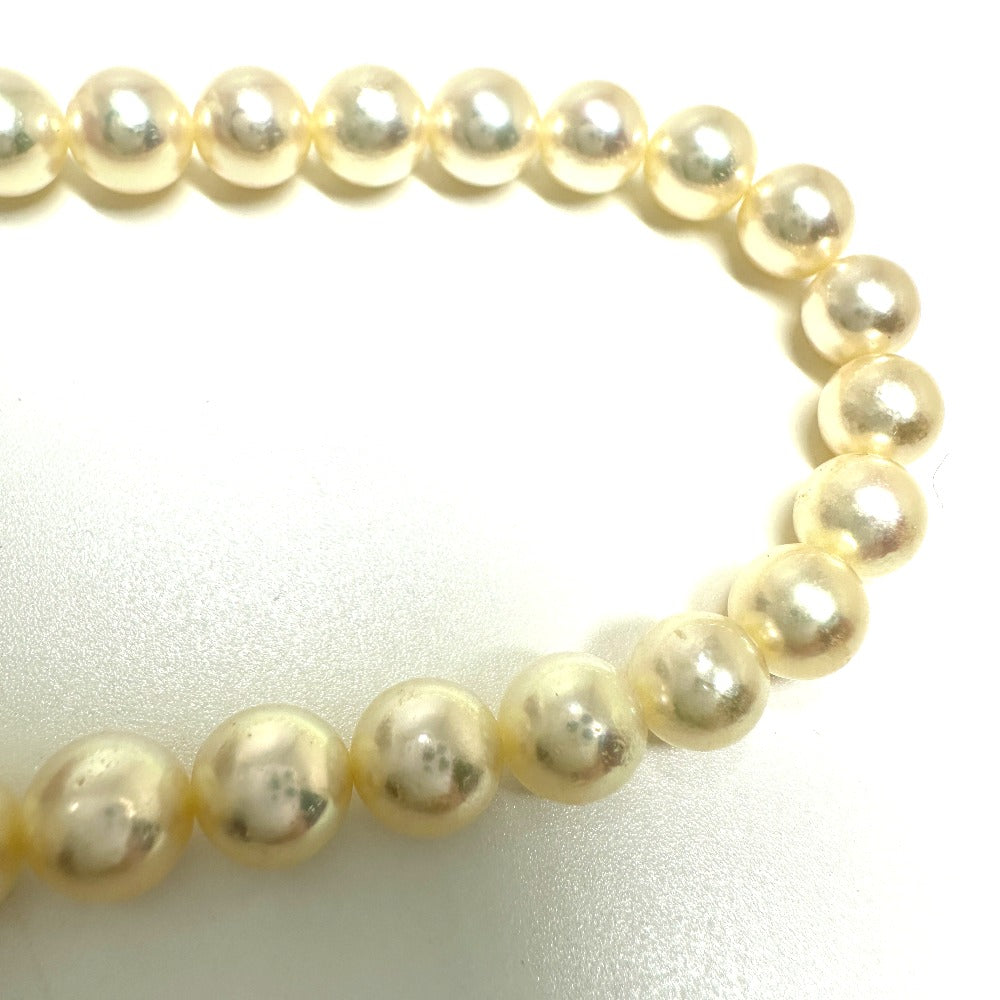 TASAKI Necklace Pearl white Akoya pearl 0.3" 40 Women Used Authentic