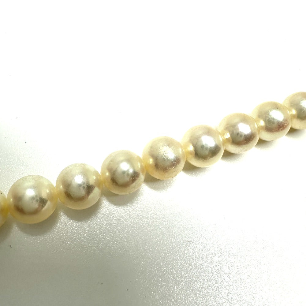 TASAKI Necklace Pearl white Akoya pearl 0.3" 40 Women Used Authentic