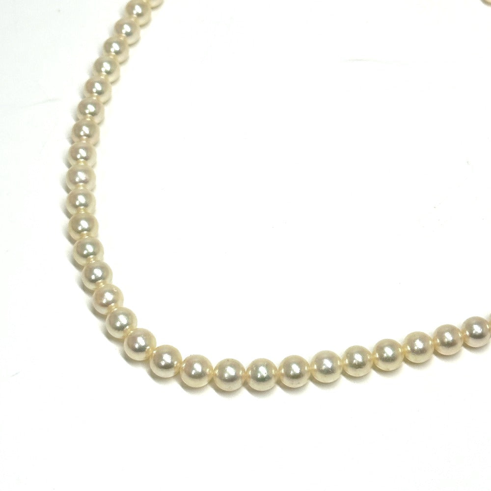 TASAKI Necklace Pearl white Akoya pearl 0.3" 40 Women Used Authentic
