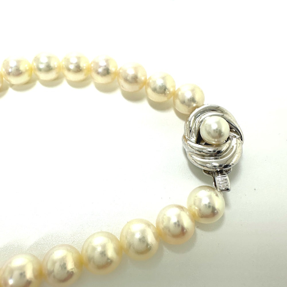 TASAKI Necklace Pearl white Akoya pearl 0.3" 40 Women Used Authentic