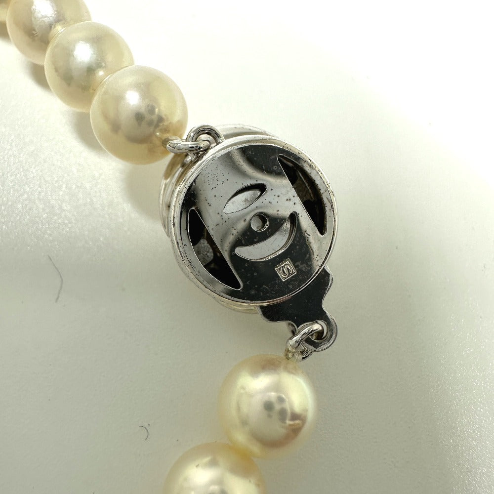 TASAKI Necklace Pearl white Akoya pearl 0.3" 40 Women Used Authentic