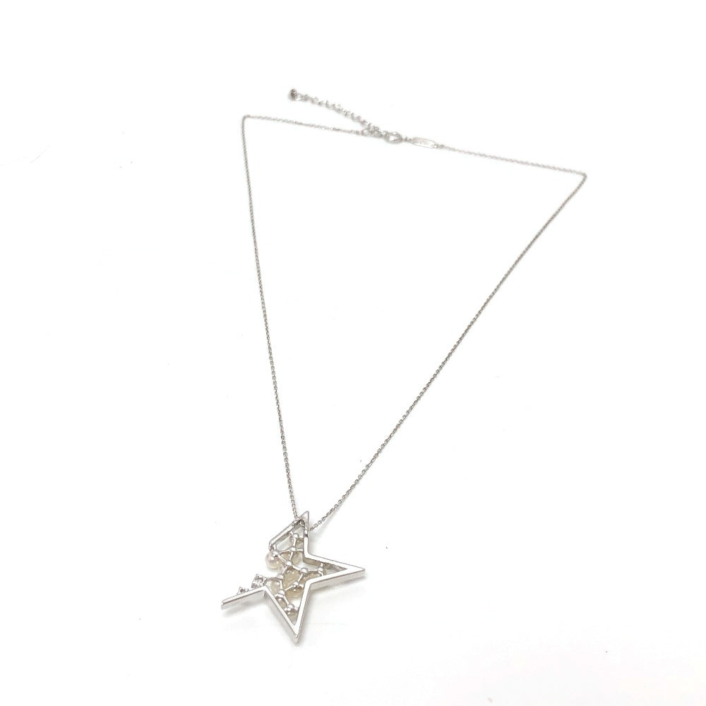 TASAKI Necklace K18WG Silver K18WG abstract star