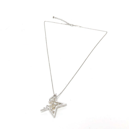 TASAKI Necklace K18WG Silver K18WG abstract star