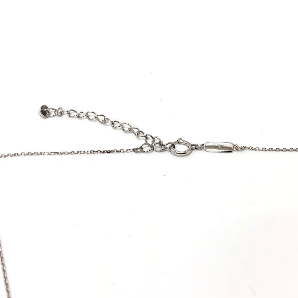 TASAKI Necklace K18WG Silver K18WG abstract star