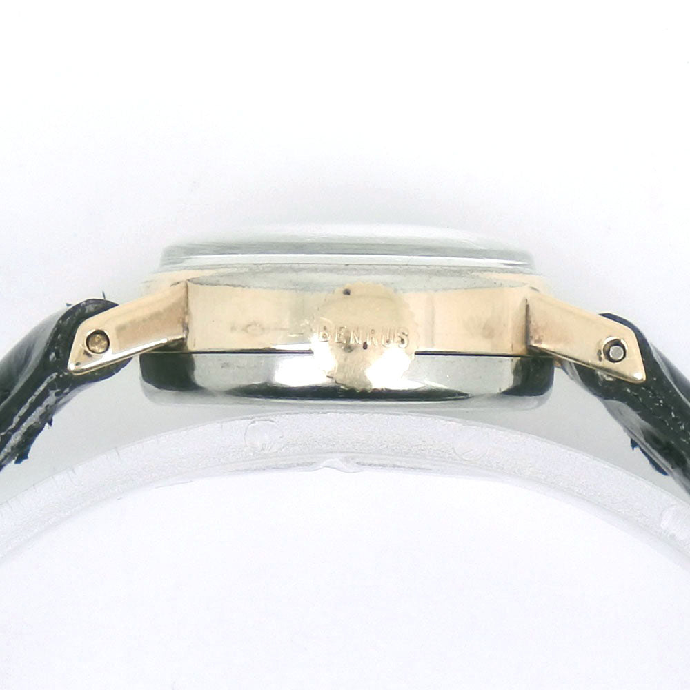 GIRARD-PERREGAUX Watches Hand Winding Stainless Steel , Leather gold 5819845 Silver dial Women Used Authentic