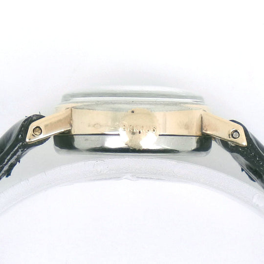 GIRARD-PERREGAUX Watches Hand Winding Stainless Steel , Leather gold 5819845 Silver dial Women Used Authentic