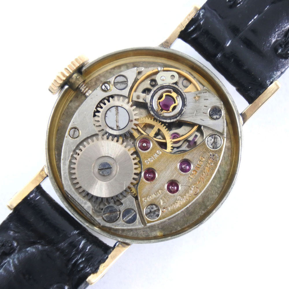 GIRARD-PERREGAUX Watches Hand Winding Stainless Steel , Leather gold 5819845 Silver dial Women Used Authentic